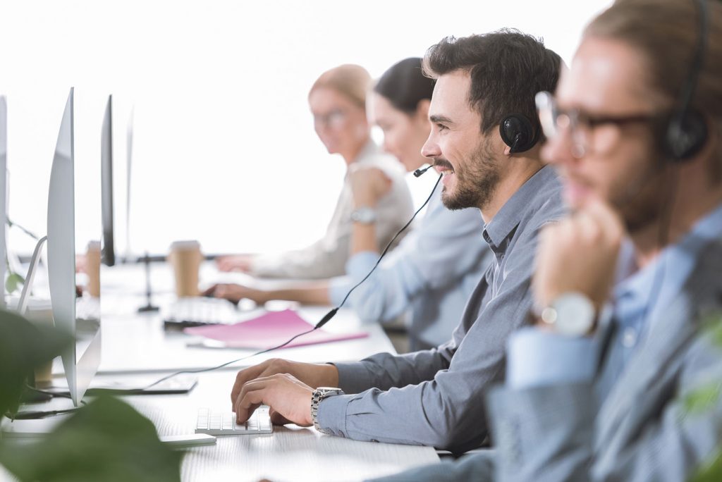 Telemarketing Center Employees